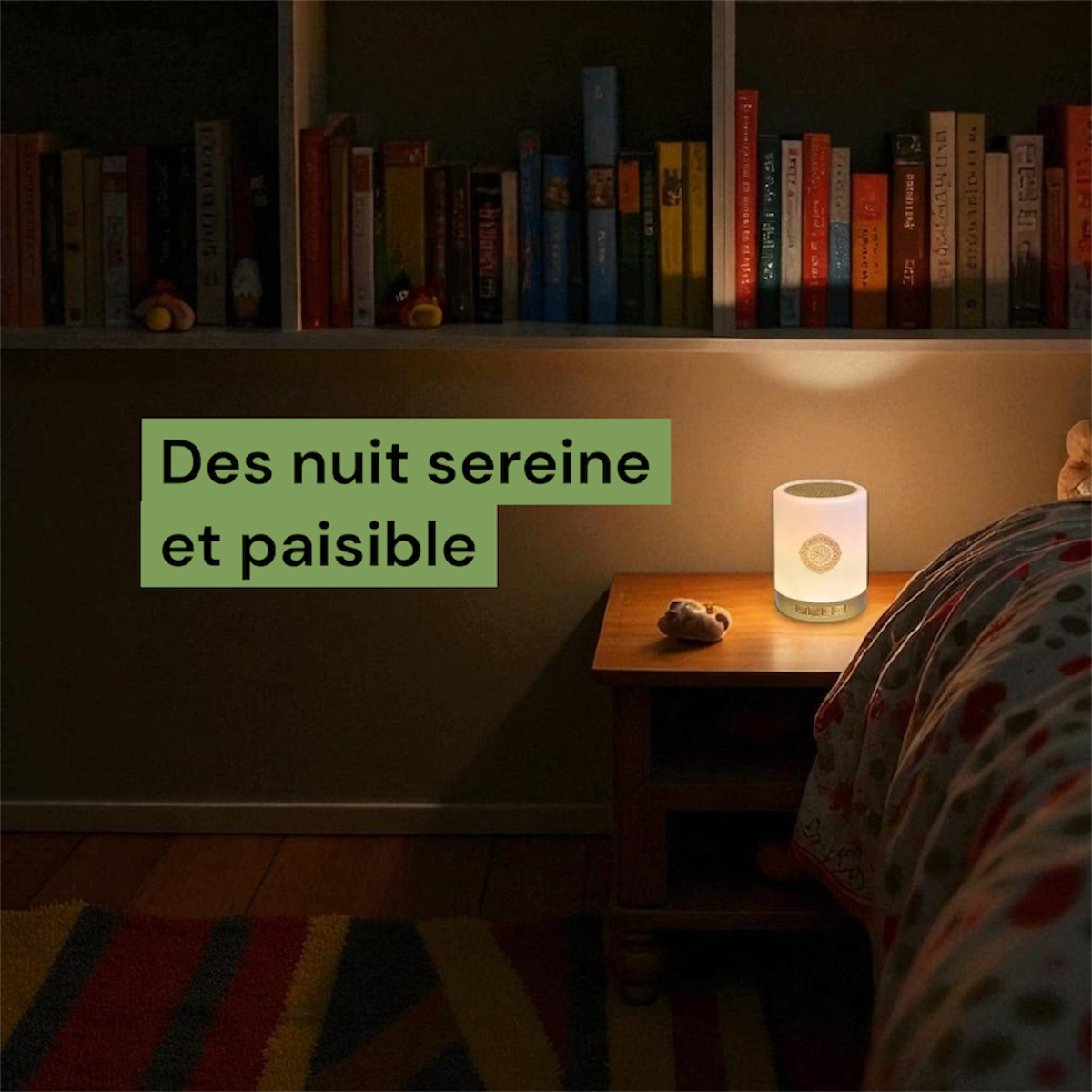 Veilleuse coranique enceinte intégrée